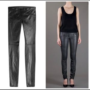 🔥 Barbara Bui Leather Pants Buttery SOFT & STRETCHY NWOT size 36